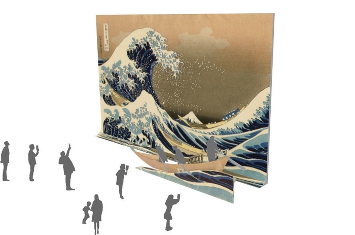 ザパーンドプーン北斎 会場イメージ