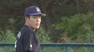 ドラフト３位　滝田一希投手（星槎道都大）