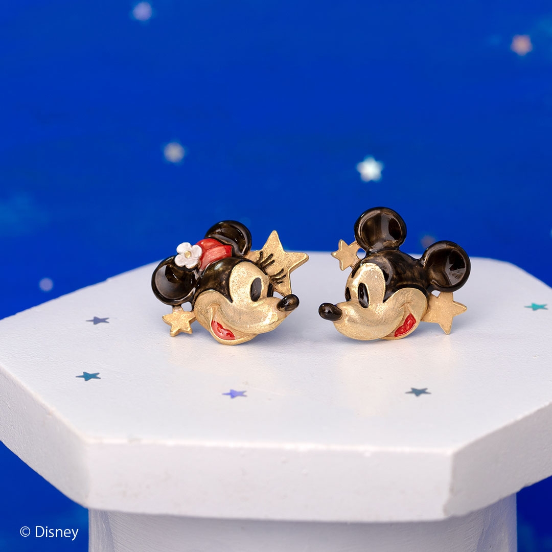 ミッキー&ミニー/ピアス 4,400円