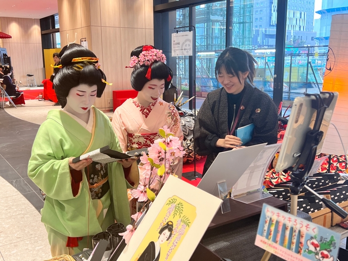 プレ販売イベント時(古町芸妓様)