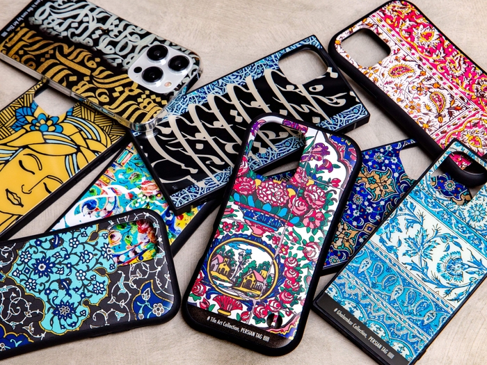 イランの伝統アートのスマホケース