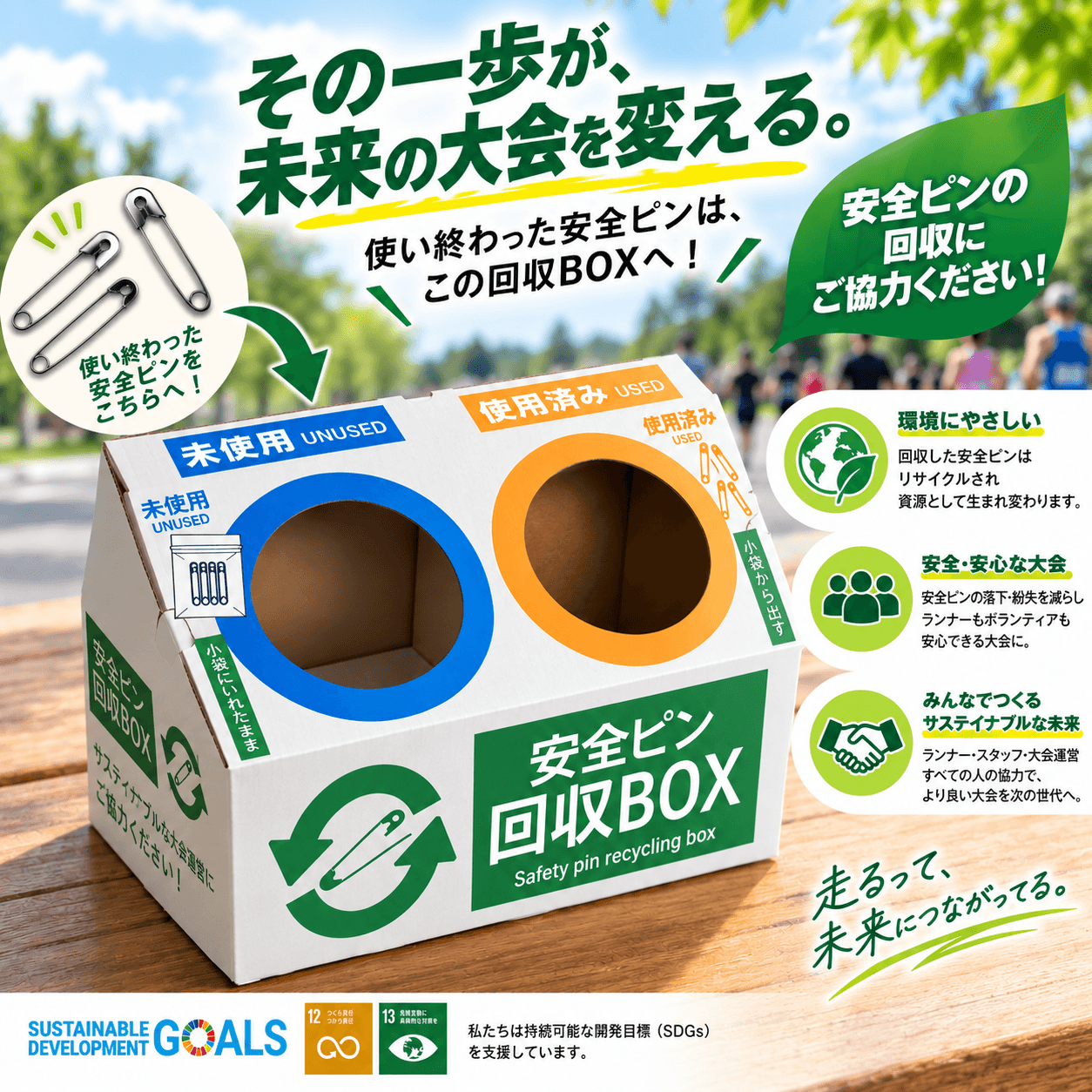 安全ピンを捨てずに資源へ！BIB-IT.が安全ピン回収ボックスの提供を開始