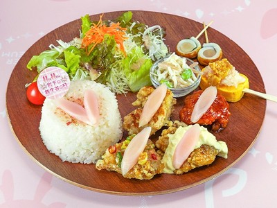 4種の岩下の新生姜鶏から揚げプレート～岩下の新生姜の日Special～