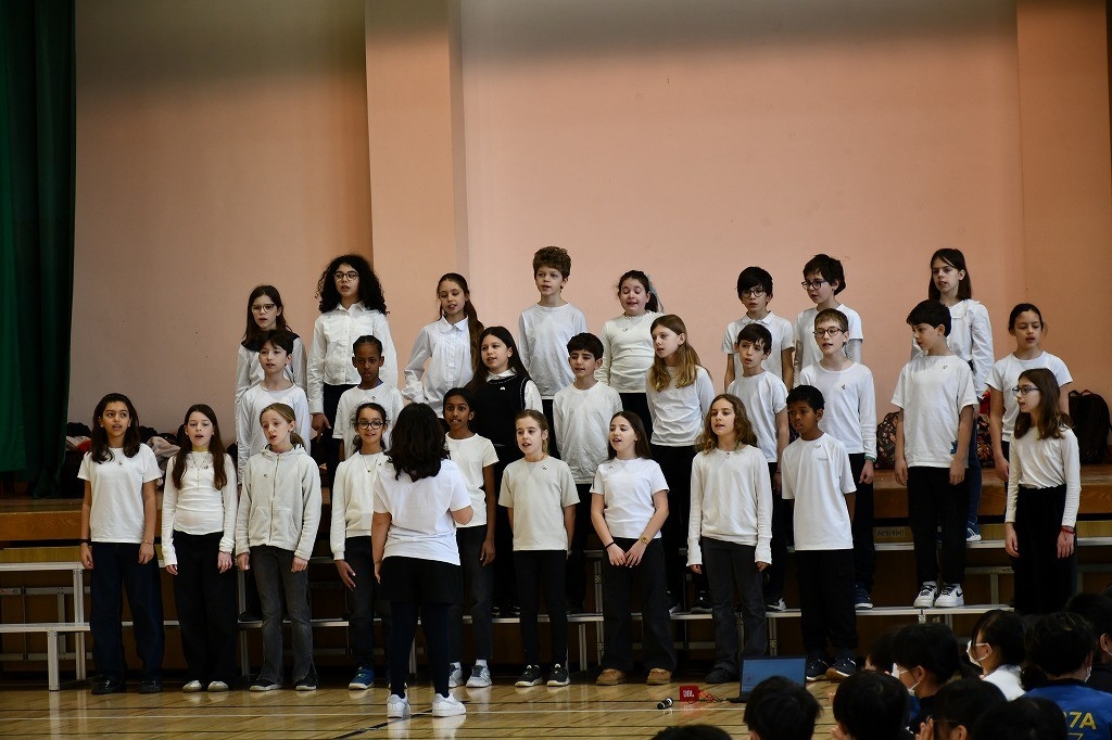 フランスのブルソー小学校と北区の児童が交流