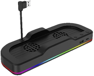 2つのファンでSwitch2ドックをしっかり冷やす！ USB-A／Type-Cポート付き冷却ファンスタンド登場