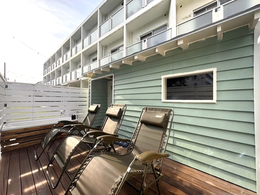 365BASE outdoor hostelに屋外サウナ小屋が新設！