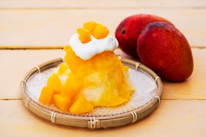 のぼりや 「沖縄県産マンゴーかき氷」