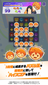 成長して変化するパズル玉！！