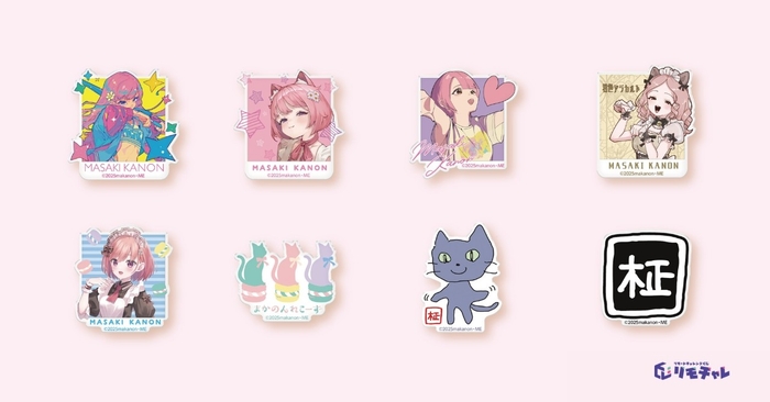 ・D賞:アクリルステッカー(全8種)