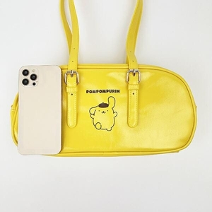 ポムポムプリンのワイドボストンバッグ