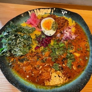 本日のあいがけカレー　