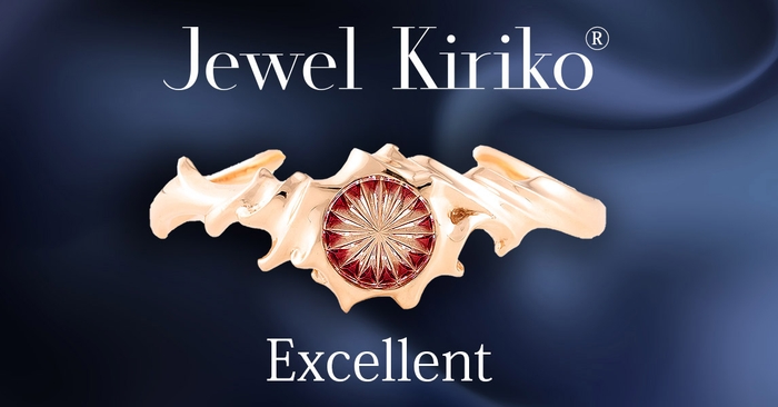 ↑はJewel Kiriko のラグジュアリー・18Kゴールド・アイテム~Japanオリジナルのジュエリーを目指す!