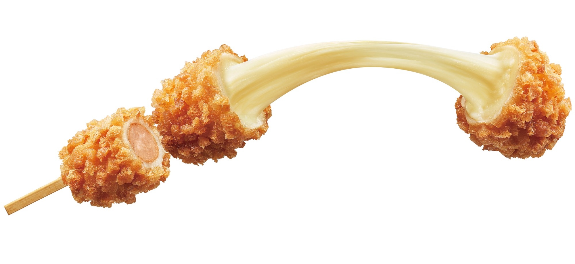 のびーるチーズハットグのチーズイメージ(画像はイメージです。)