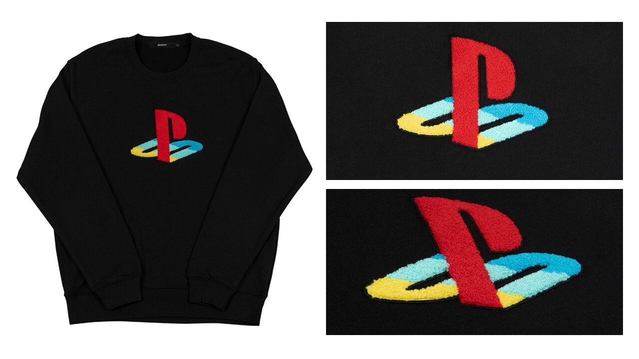 『Heritage サガラ刺繍スウェット PlayStation(TM)』(ブラック)