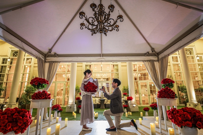 水上コテージ プロポーズイメージ