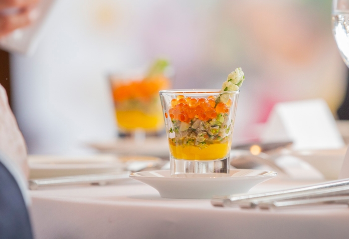 白糠町の人気特産品いくらを使ったアミューズ(イメージ)