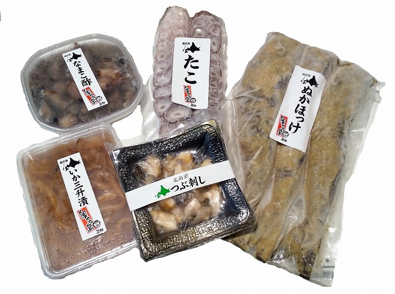奥尻島さとう食材の商品はどれも美味しい海鮮物!