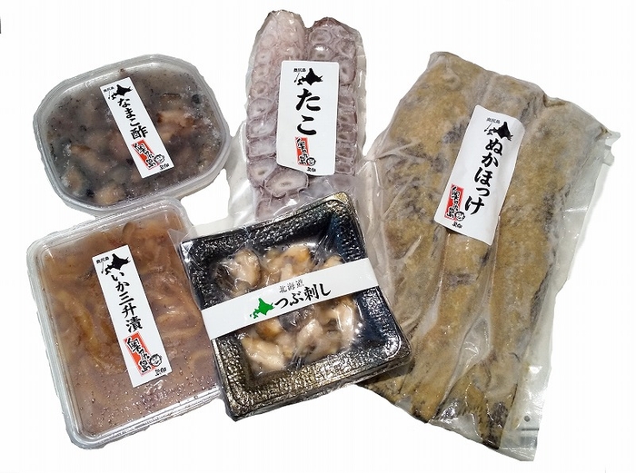 奥尻島さとう食材の商品はどれも美味しい海鮮物!