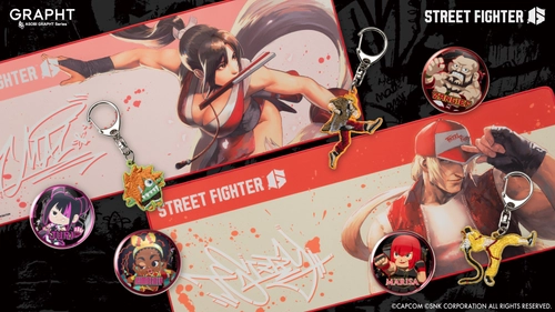 「ストリートファイター 6」発売2周年記念にあわせて 『ASOBI GRAPHT』から追加コラボアイテムが多数登場