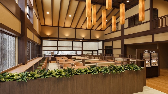 イメージ画像 カウンター席と小上がり席