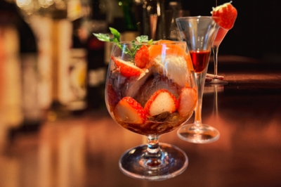 バレンタインパフェ