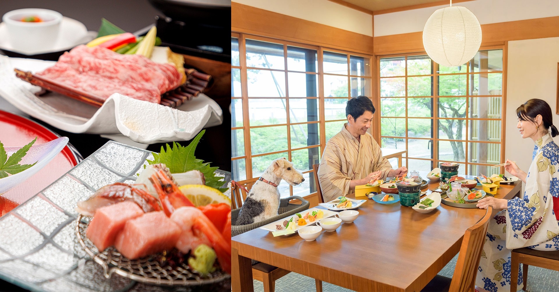 【大江戸温泉物語わんわんリゾート 矢田屋松濤園】 夏を楽しむ会席料理がスタート