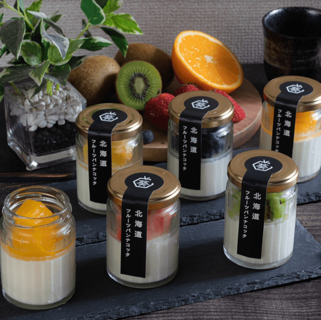 北海道フルーツパンナコッタ(各種680円)