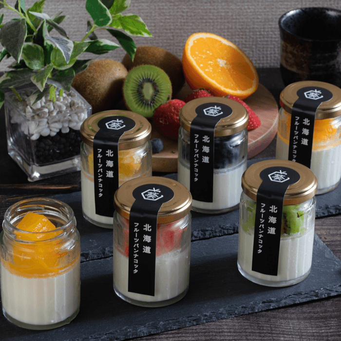 北海道フルーツパンナコッタ(各種680円)