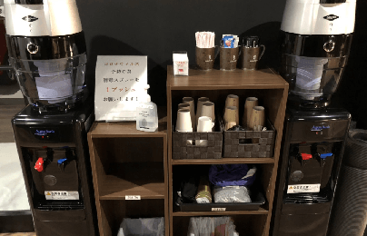 つめた~い水素水は飲み放題