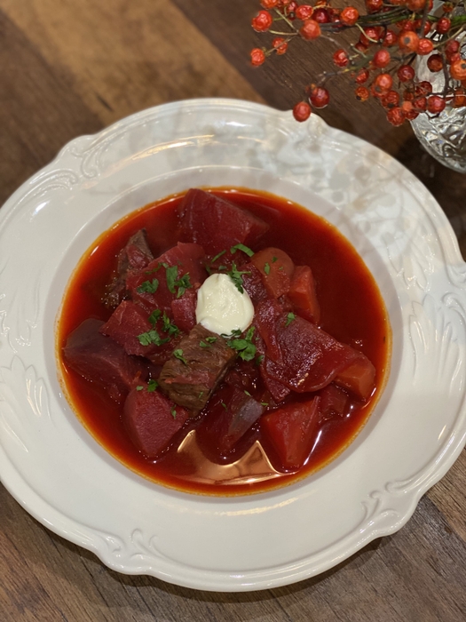 ボルシチの調理例