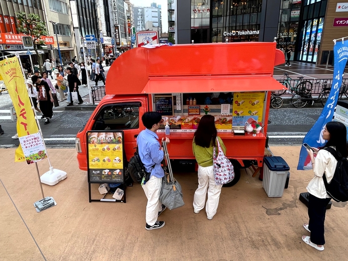 前回のキッチンカーの様子