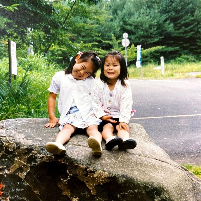 幼少期の次女と三女