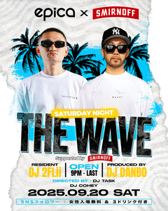 9月20日(土)THE WAVE