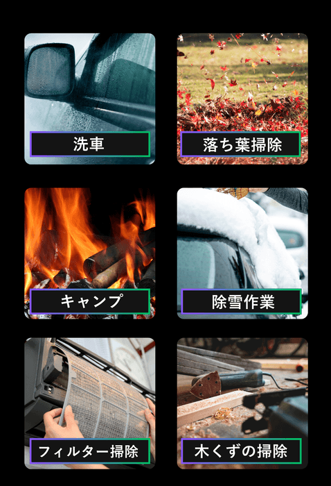 使い方、無限大