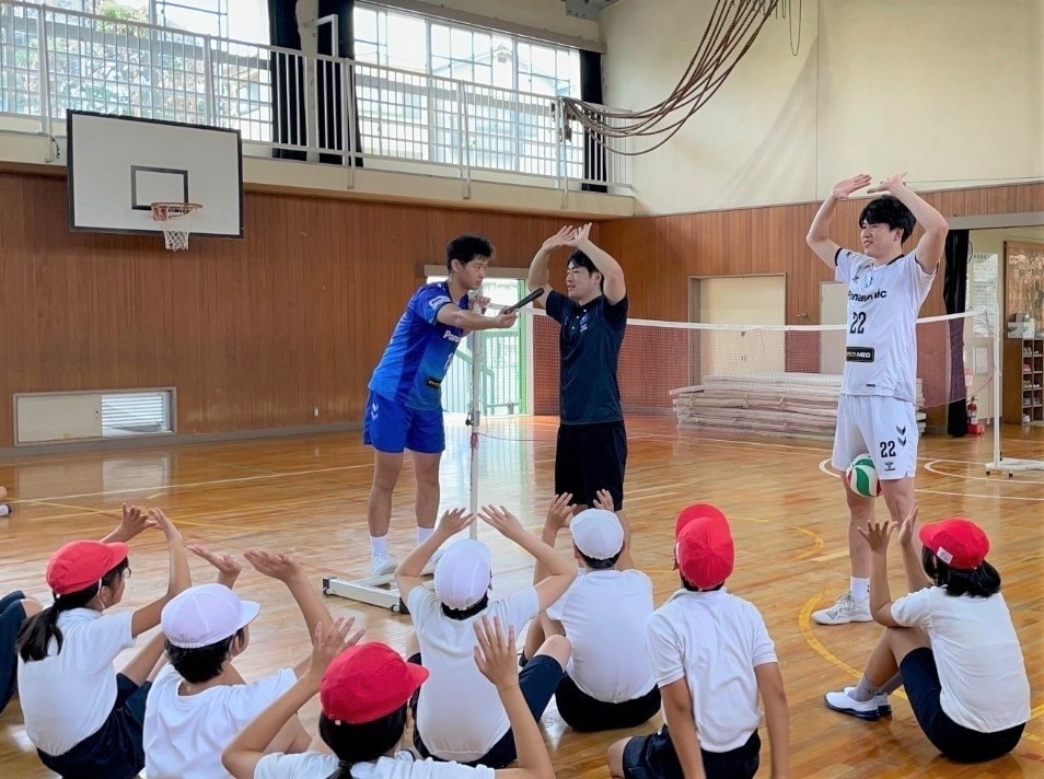 ▲2024年度のバレーボール教室の様子