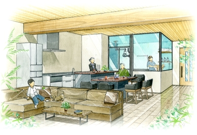 ワンちゃんのカラダにも負担がかかりにくいクッションフロア仕様