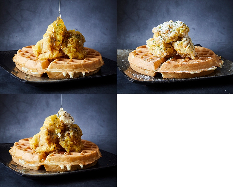 (写真左上から:ハニー、ハニーバター、左下:クリチペッパーハニー)