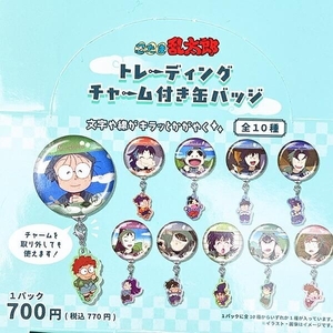 忍たまのチャーム付き缶バッジ