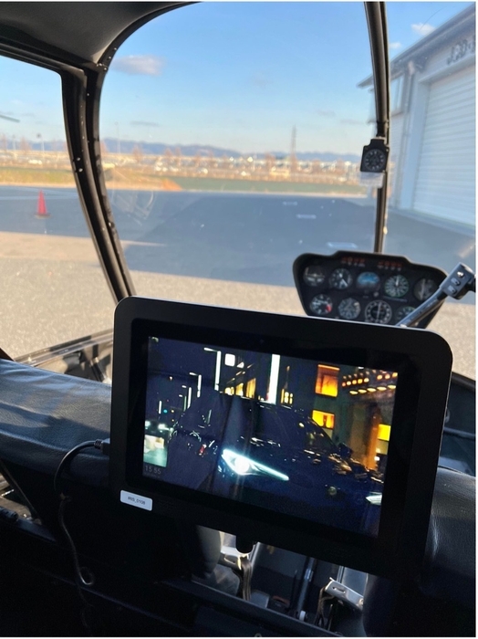 サイネージ設置画像:画面はAlfa Romeo様の広告