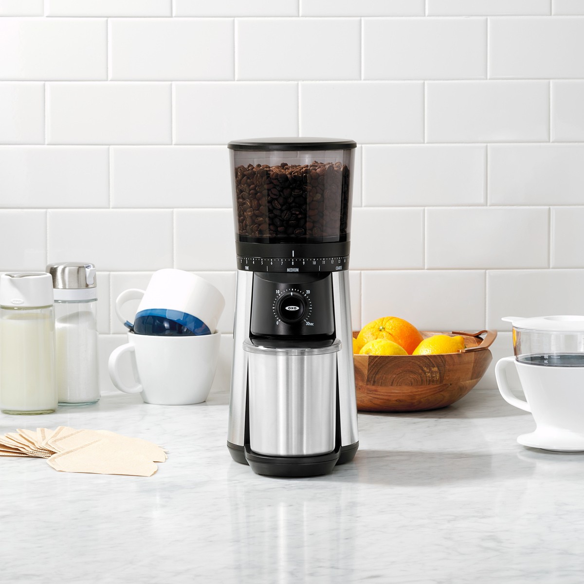 OXO BREW 電動コーヒーミル タイマー式グラインダー OXO(オクソー)『タイマー式コーヒーグラインダー』を 4月6日から販売