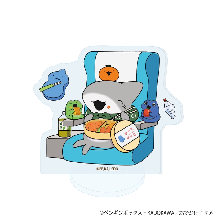 おでかけ子ザメ_アクリルぷちスタンド(駅弁)