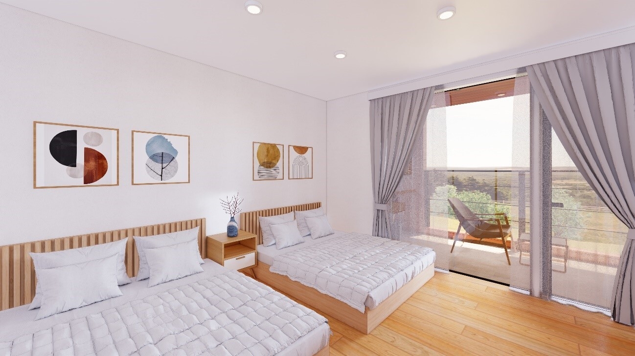 スイートヴィラタイプ ベッドルーム1イメージ