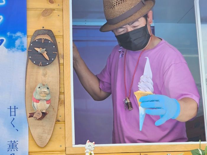 ラベンダーソフトクリーム