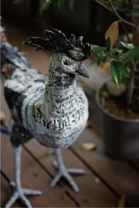 新聞紙彫刻イメージ