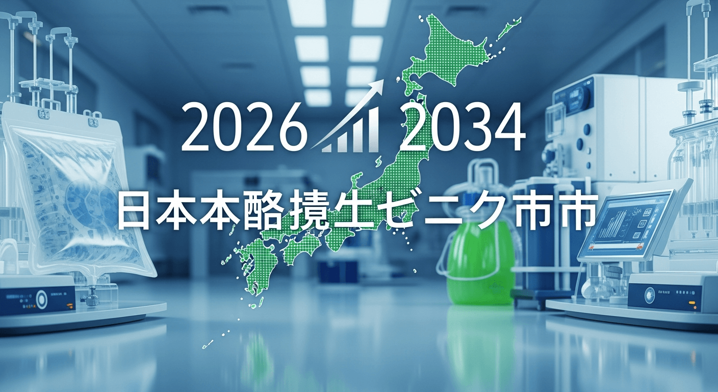 日本のシングルユースバイオリアクター市場、バイオ医薬品分野からの需要増加が見込まれ、2034年までに9億2110万米ドルに達する見込み | 年平均成長率15.05％