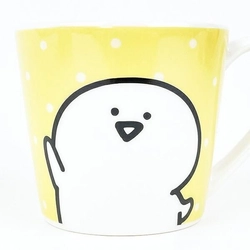 お文具といっしょのゆるかわマグ。仕事や勉強の休憩時間にぴったりの癒しデザインです！