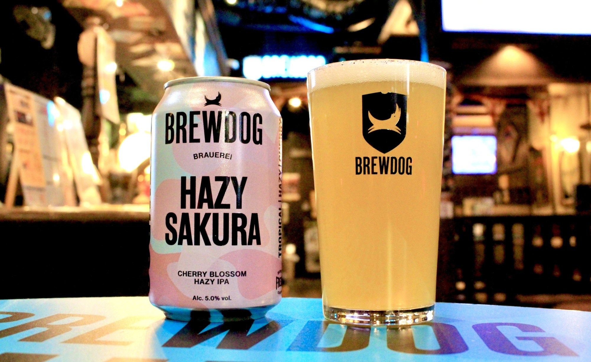 英国№1クラフトビールブランドBREWDOGから、ひと足先に春を連れてくる限定ビール「HAZY SAKURA」 が新登場！