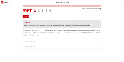 リスニング問題