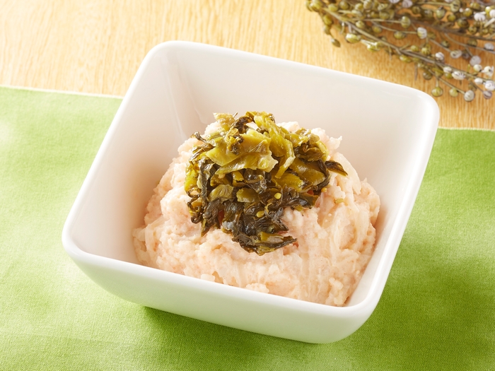 高菜と博多明太子のポテトサラダ画像(画像はイメージです。)