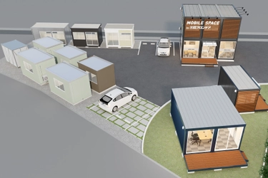 動かせる建物「モバイルスペース」の中古専門展示場が 9月16日福島県白河市にオープン！